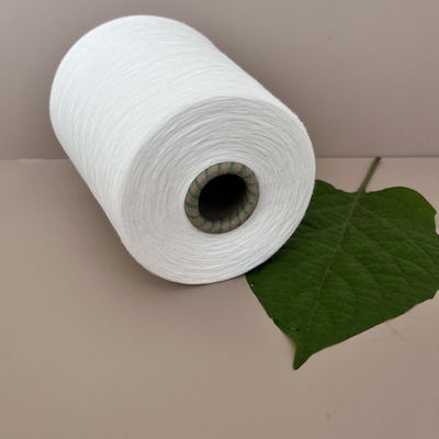 رنگ حلقه ای سفید 50٪ نخ ویسکوز 30S / 1 300D برای 30F اصلی کنواری 20S گرم