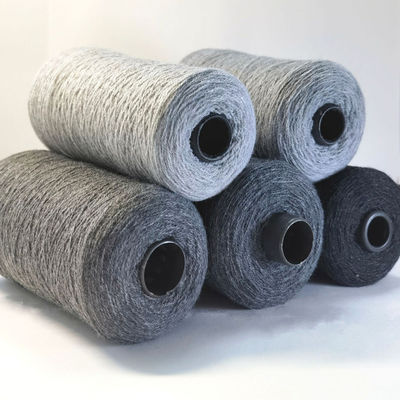 بافندگی 5Ply آکریلیک کیفیت شیر رنگ فانتزی بافندگی 28Nm/2 ایستاده لمس شده ویسکوز برش پلی استر / آکریلیک آکریلیک رشته 2 28