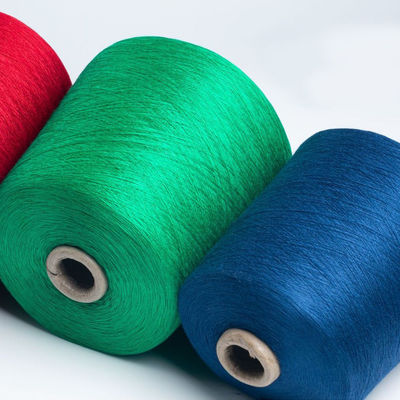 300D پلی استر ورتیکس وایسکوز فیلامنت ریون نخ مخلوط شده 30S/2 75D/24F وایسکوز رنگارنگ نخ