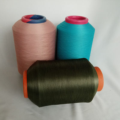 Dty White Integrated Recycled Knitting Yarn Elasticity 70D اسپاندکس