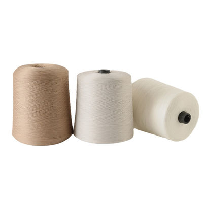 402 210D فیبر درخشش ذوب دوپ پلی استر تک رشته ی پیتل 420D خام سفید 30/1 36F Dty برای پوشاک