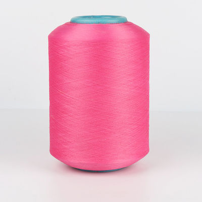 رنگ روشن Dty Ply پنبه اسپاندکس رشته رنگ 20/150D رشته ماشین پوشانده لاستیک 210D رشته
