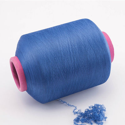 رنگ روشن Dty Ply پنبه اسپاندکس رشته رنگ 20/150D رشته ماشین پوشانده لاستیک 210D رشته