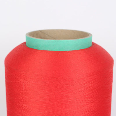ماده خام بالغ بافتی 840D Ply 20/150D نخ لاستیک سیاه انعطاف پذیری برهنه 75D خالص 140D 100% پوشش ایسی پلی استر اسپاندکس