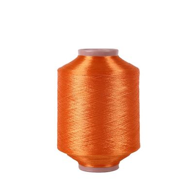 رشته پلی استر روشن 75/36 Tex سفید الماس لوکس رشته مواد مخدر رنگ