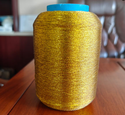 Mx Ms پارچه فلزی رنگدار Lurex نخ بروکاری پارچه فلزی برای بافتن